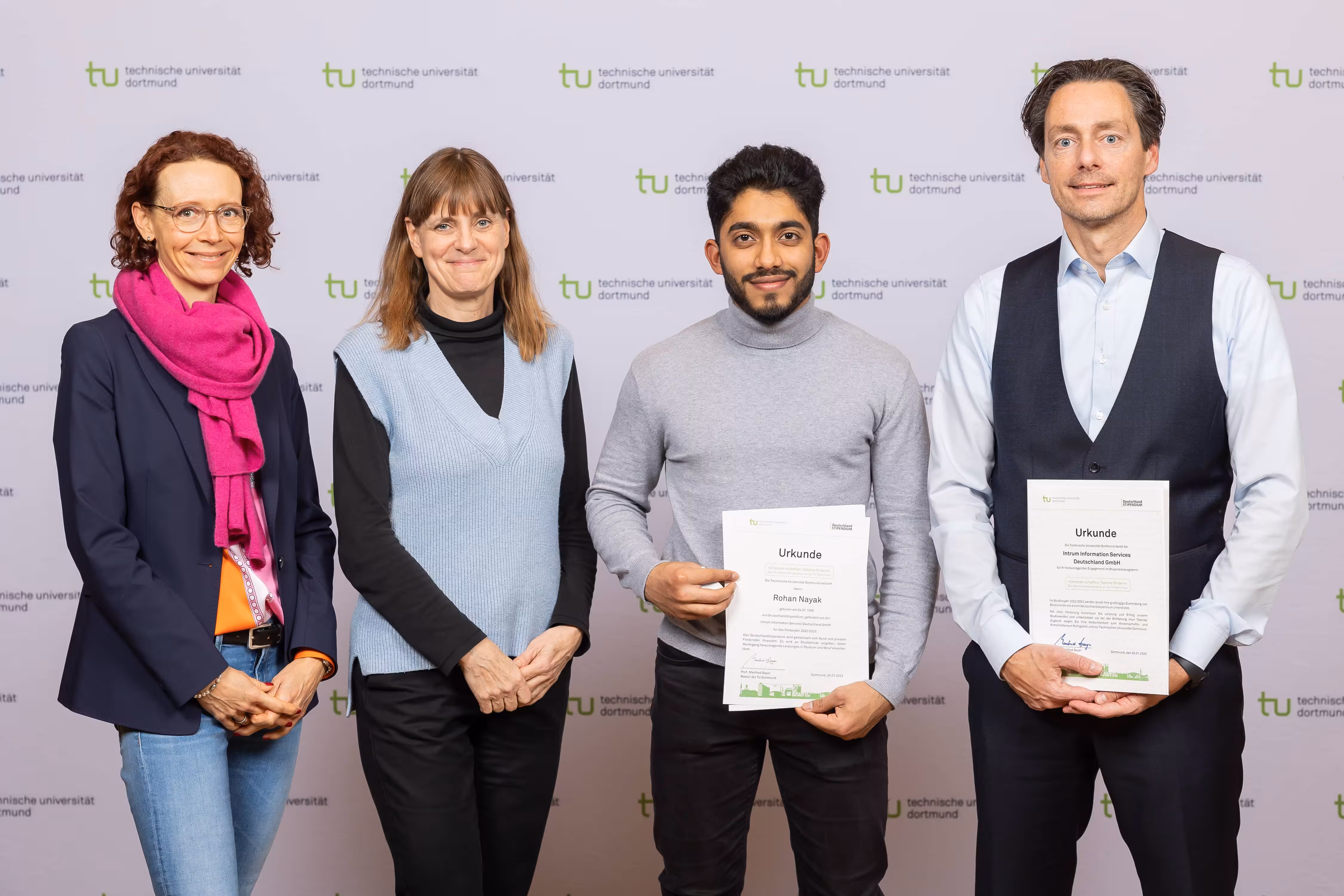 2023 Verleihung Deutschland Stipendium ©TU Dortmundroland Baege