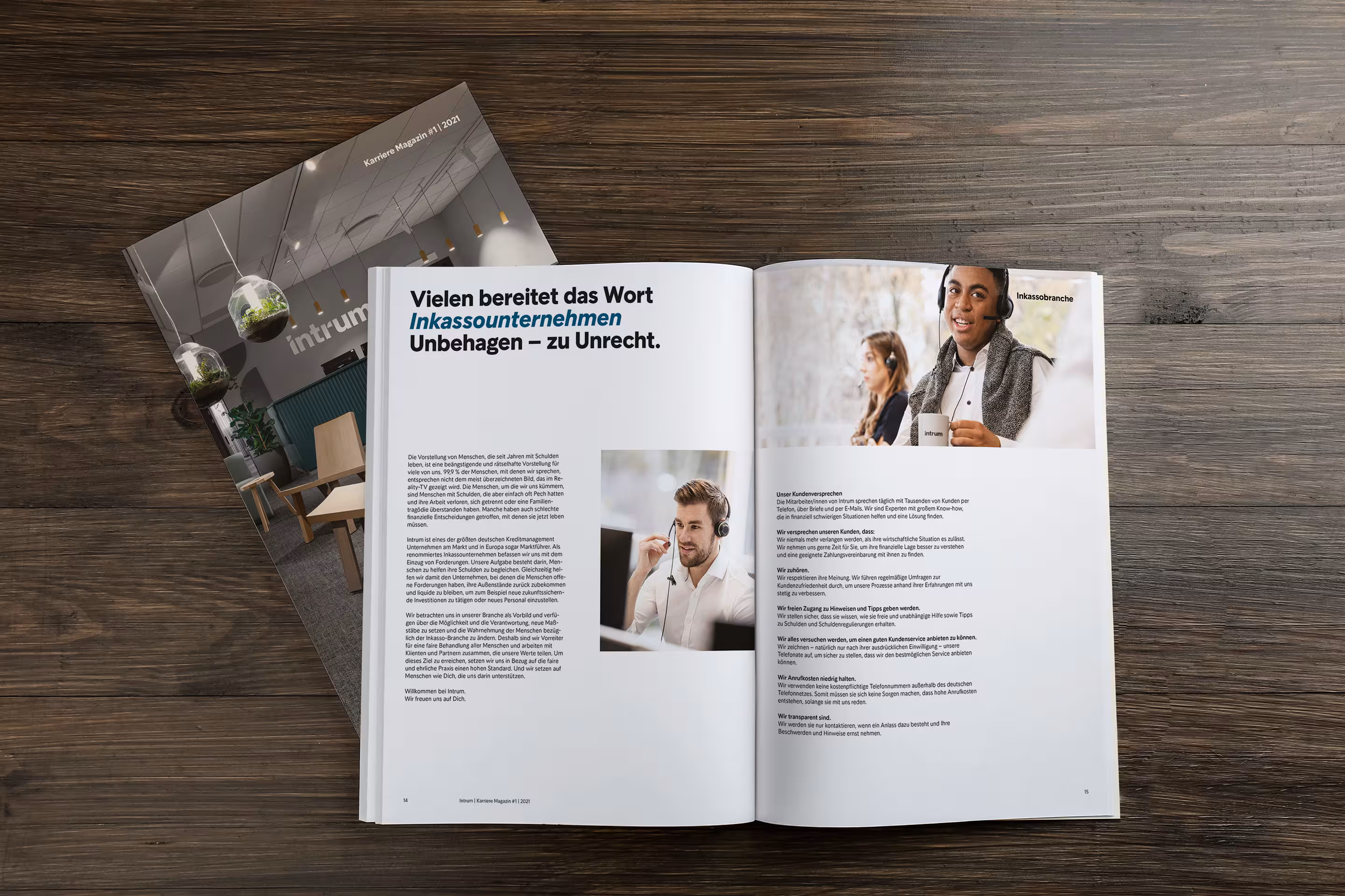 Intrum Karrieremagazin Innenseite
